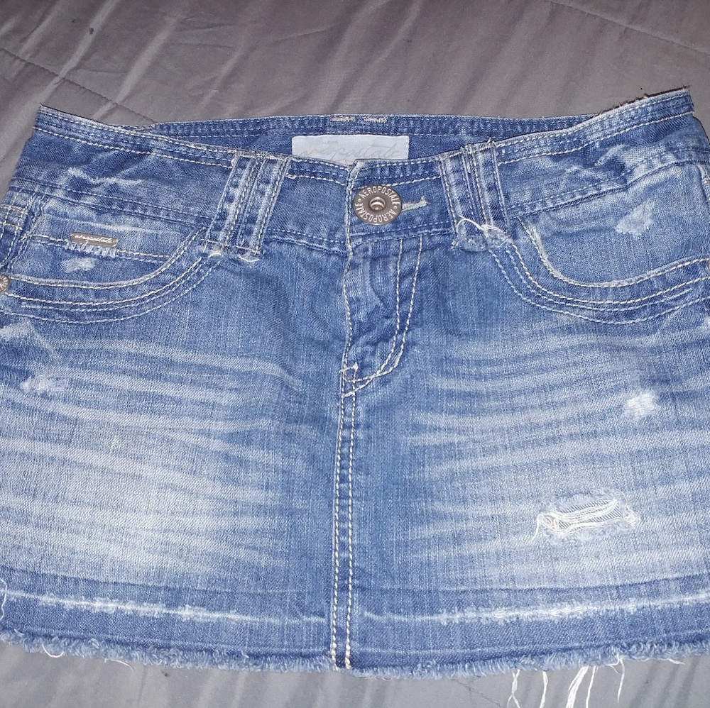 Aeropostal denim skirt